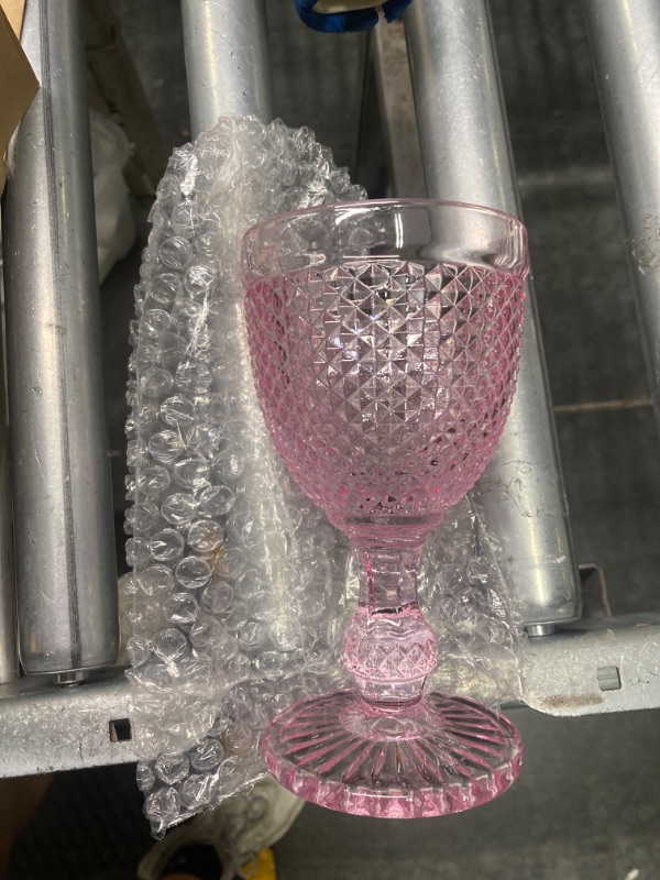 Photo 2 of  Pink Wine Glass