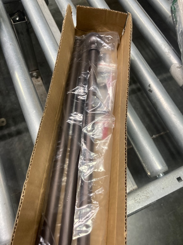 Photo 1 of ****USED*** Curtain Rods for Windows 66 to 120, 1 Inch Curtain Rod, Heavy Duty Drapery Rods with Adjustable Curtain Rods, Outdoor Curtain Rod with Ball Finials, Room Divider Curtain Rod, 32"-120",Antique Bronze