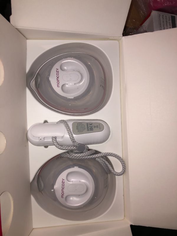 Photo 5 of ****USED***MISSING CHARGING CORD 
****PARTS ONLY**SOLD AS IS NO RETURNS**ALL SALES ARE FINAL**Momcozy Hands Free Breast Pump, Potent Wearable Pump with Low Noise Painless, Portable