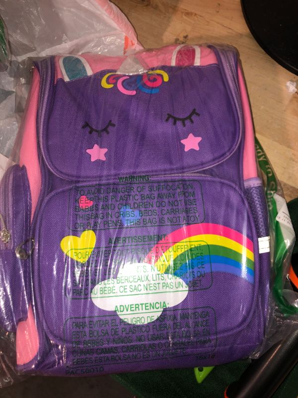 Photo 3 of 
 Kids Backpacks for Girls Kindergarten Preschool Children Bookbag 15inch School bags for Girls Backpack for Traveling Mochilas Escolares para Niñas 4 5 6 Años Kinder)