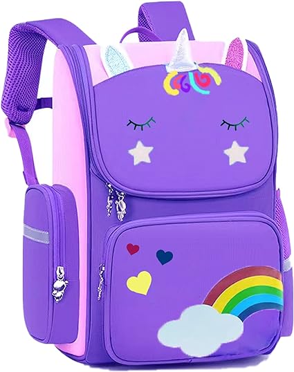 Photo 1 of 
 Kids Backpacks for Girls Kindergarten Preschool Children Bookbag 15inch School bags for Girls Backpack for Traveling Mochilas Escolares para Niñas 4 5 6 Años Kinder)