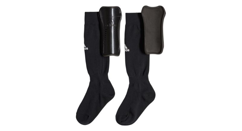 Photo 1 of Adidas Unisex Child Performance Sock Shin Guards Small Black/White