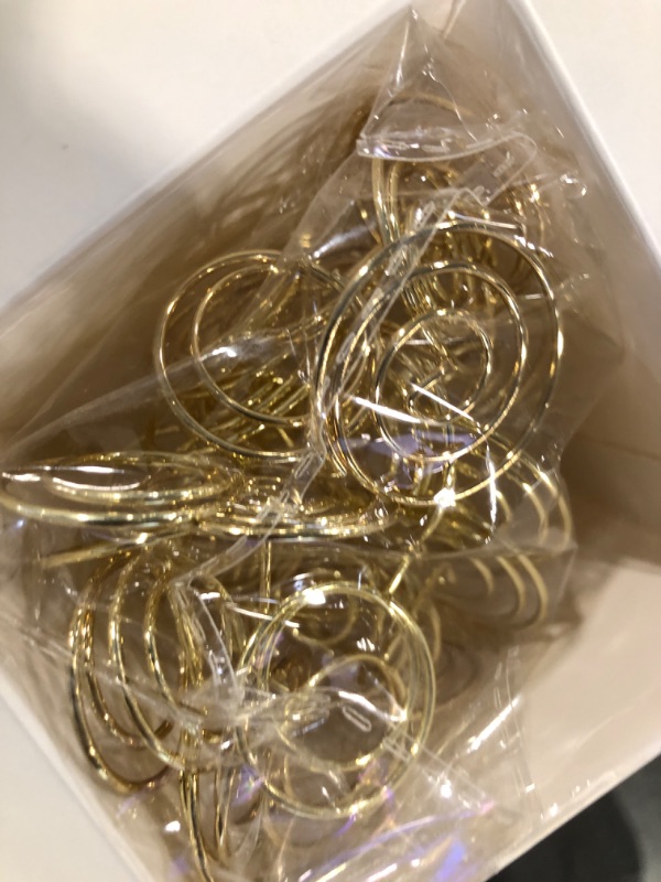 Photo 1 of 26Pcs Table Number Holders, Place Card Holders, Wire Picture Holders, Small Table Card Holders, Photo Holders for Centerpieces, Wedding Reception, Party, Birthday (Gold) Normal size Gold