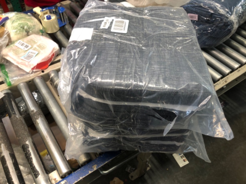 Photo 1 of *** SIZE UNKNOWN***LOVTEX Chair Cushions for Dining Chairs 6 Pack - Memory Foam Chair Pads with Ties and Non-Slip Backing - Seat Cushion for Kitchen Chair Navy Navy 6 Count (Pack of 1)