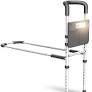 Photo 1 of Bed Rails for Elderly Adults - with Motion Light & Storage Pouch, Bedside Assist Bar with Support Legs for Seniors & Surgery Patients - Adjustable Medical Bed Handles Fit Any Bed