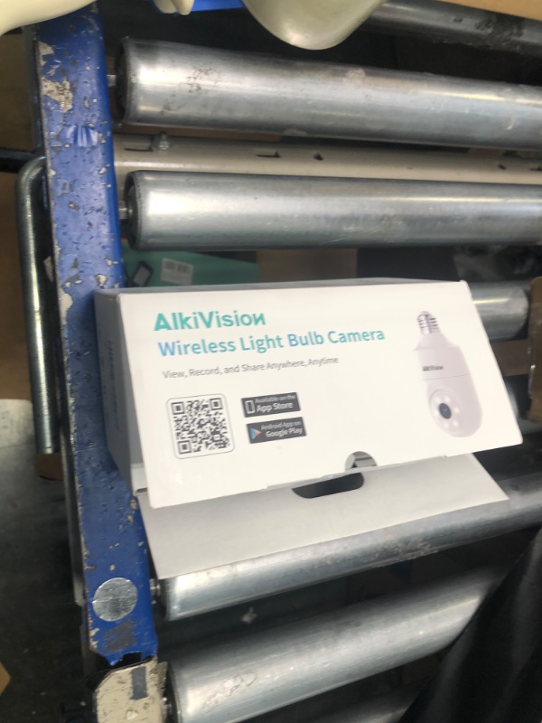 Photo 1 of 2K Light Bulb Security Cameras Wireless Outdoor - 2.4G Hz 360° Motion Detection, for Home Security Outside Indoor, Full-Color Night Vision, Auto Tracking, Siren Alarm, 24/7 Recording