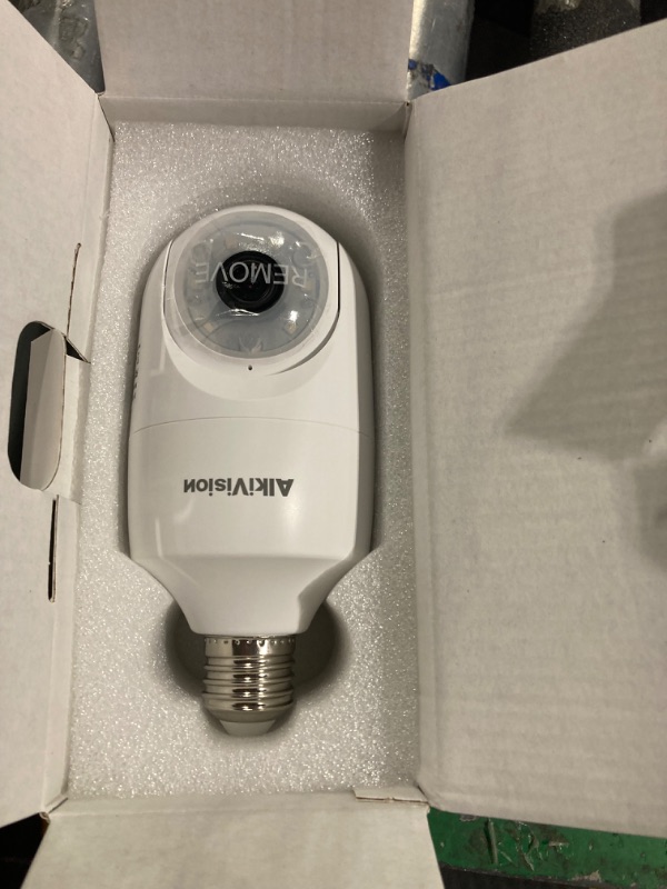 Photo 1 of 2K Light Bulb Security Cameras Wireless Outdoor - 2.4G Hz 360° Motion Detection, for Home Security Outside Indoor, Full-Color Night Vision, Auto Tracking, Siren Alarm, 24/7 Recording
