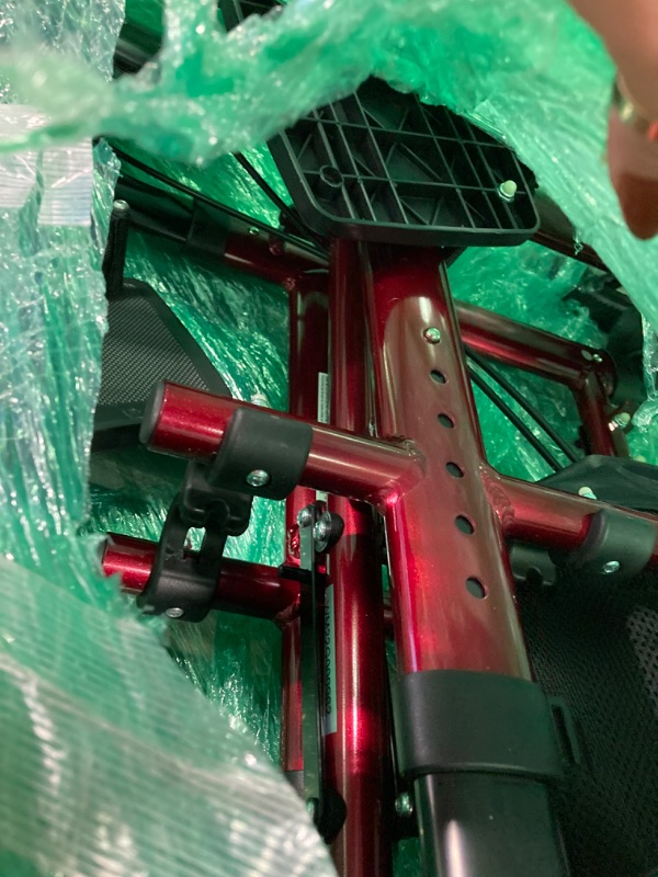 2 in 1 Rollator Walker Transport Chair for Seniors, 10” Wheels Medical