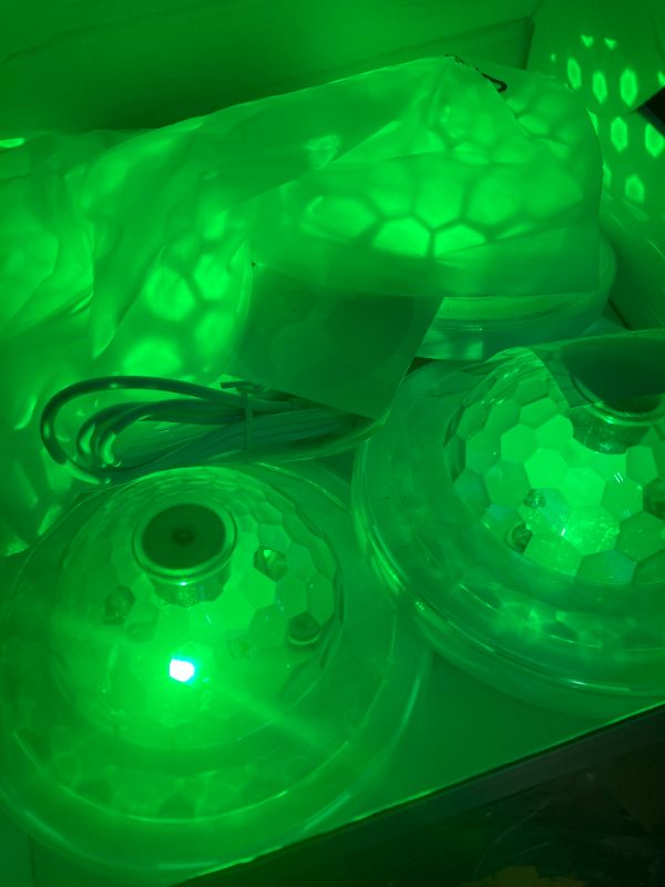 Photo 1 of Floating Pool Lights, Pool Lights with 6 Dynamic Lighting Effects, IP68 Waterproof Pool Lights That Float, Rechargeable RGB Upper and Lower Color Changing Pool Lights for Inground Pool-4PACK 4 Pack