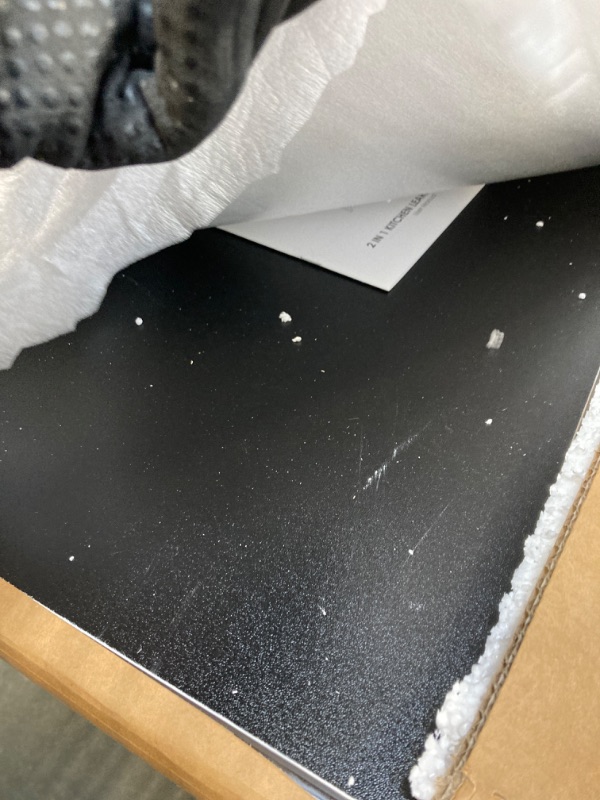 Photo 1 of Kids Kitchen Step Stool with Chalkboard & Safety Rail for Toddlers 18 Months and Older, Safety Anti-Slip Protection, Removable Step Stool for Adult Use, Natural