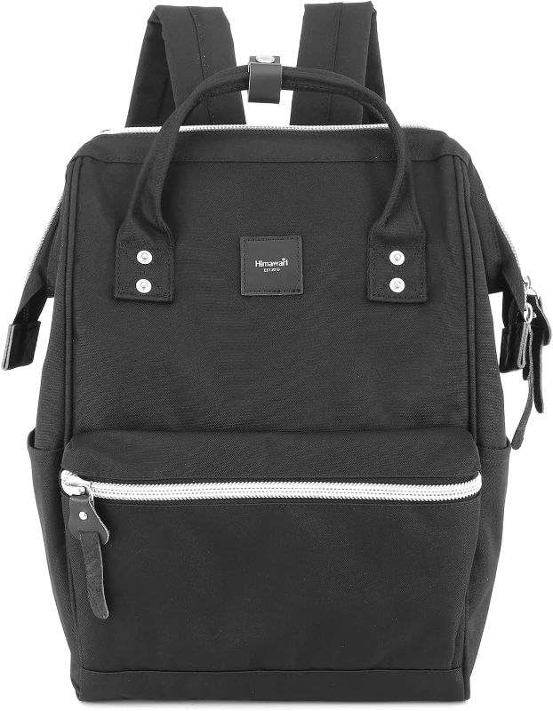 Photo 1 of *-* ANIMAL HAIR**
Himawari Laptop Backpack for Men and Women, 1881-Black, 11"x16"x6.3", Eco-Friendly Waterproof Canvas, Padded Back Panel and Shoulder Strap, USB Charging Port, Large Capacity
