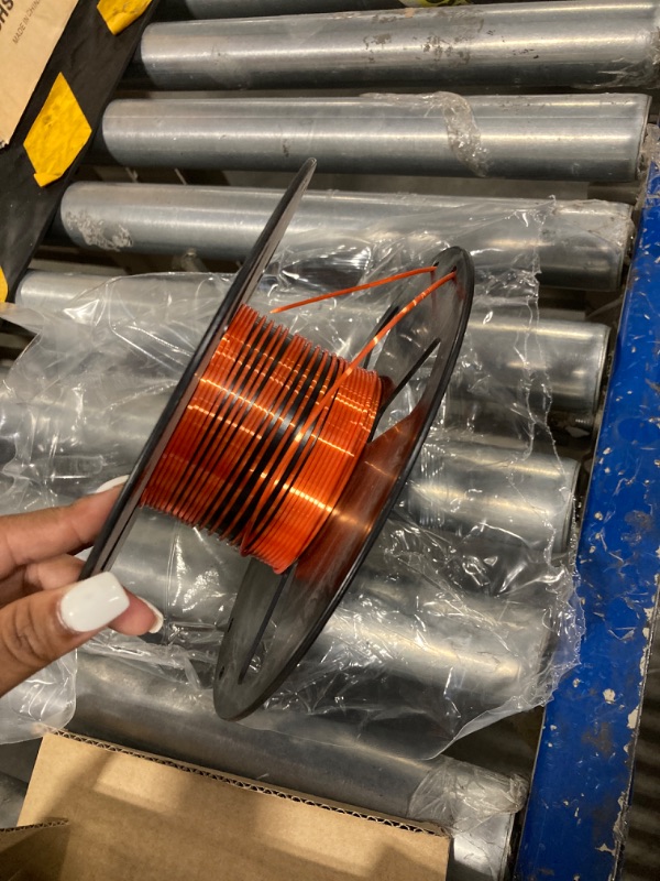 Photo 4 of ****USED**LITTLE QUANTITY OF THE PRODUCT PLEASE SEE PHOTS*** FIROS PLA 3D Printer Filament 1.75mm PLA Filament  Spool 3D Printing Filament 1.75mm 3D Printer PLA Filament Dimensional Accuracy +/- 0.03mm, Orange PLA Fit Most FDM Printers