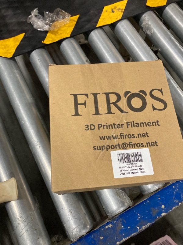 Photo 2 of ****USED**LITTLE QUANTITY OF THE PRODUCT PLEASE SEE PHOTS*** FIROS PLA 3D Printer Filament 1.75mm PLA Filament  Spool 3D Printing Filament 1.75mm 3D Printer PLA Filament Dimensional Accuracy +/- 0.03mm, Orange PLA Fit Most FDM Printers