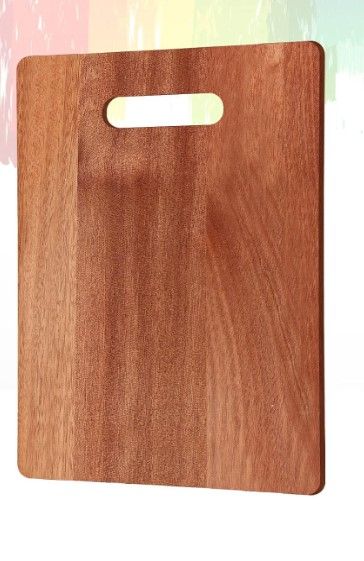 Photo 1 of  Bulk Cutting Board Plain Large Cutting Board Chopping Board with Handle (14''x11'',Walnut) Walnut 14''x11''