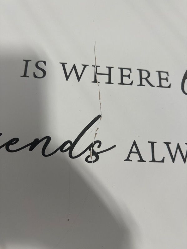 Photo 1 of 20x48 inches, Home Is Where Love Resides Wooden Sign | Rustic Handmade Wall Art | Inspirational Quote Decor | Farmhouse Style | Family Memories | Unique Gift Idea | Distressed Wood
