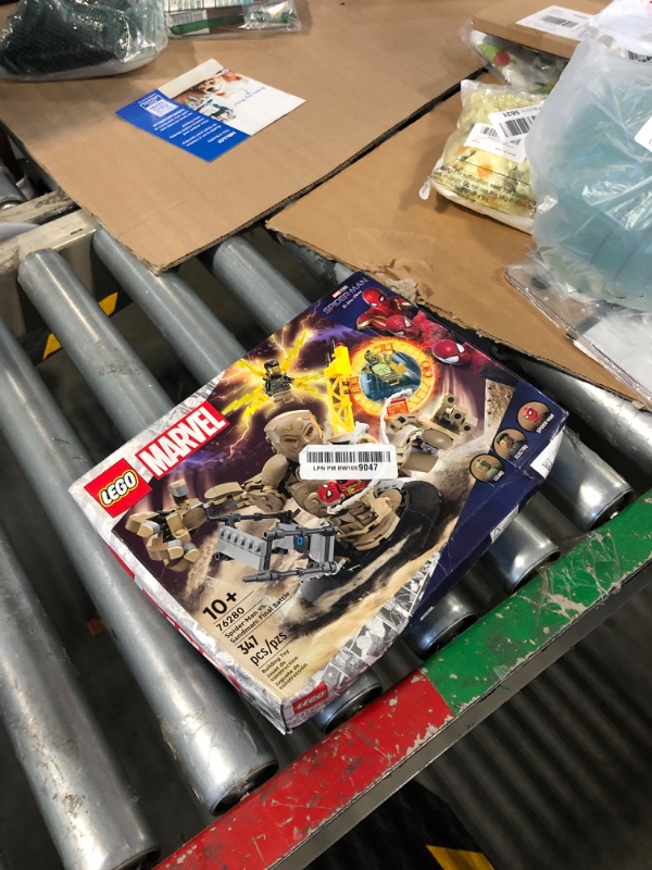 Photo 2 of *****USED***FOR PARTS ONLY***SOLD AS IS ***NO RETURNS***ALL SALES ARE FINAL*** LEGO Marvel Spider-Man vs. Sandman: Final Battle Building Toy Set with Spider-Man Figure, Collectible Marvel Toy Inspired by Spider-Man No Way Home, Gift for Super Hero Loving 