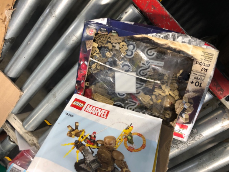 Photo 1 of *****USED***FOR PARTS ONLY***SOLD AS IS ***NO RETURNS***ALL SALES ARE FINAL*** LEGO Marvel Spider-Man vs. Sandman: Final Battle Building Toy Set with Spider-Man Figure, Collectible Marvel Toy Inspired by Spider-Man No Way Home, Gift for Super Hero Loving 