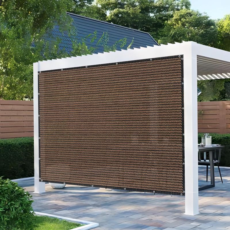 Photo 1 of ** wheat colored**
6x6 FT Shade Fabric Sun Shade Cloth Privacy Screen with Grommets for Patio Garden Pergola Cover Canopy,Brown
