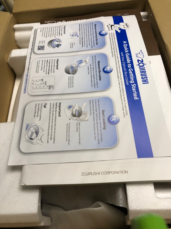 Photo 1 of Zojirushi NP-HCC10XH Induction Heating System Rice Cooker and Warmer, 1 L, Stainless Dark Gray & NS-LGC05XB Micom Rice Cooker & Warmer, 3-Cups (uncooked), Stainless Black Stainless Dark Gray 1 L / 5.5 cups uncooked rice Rice Cooker + Rice Cooker 3-Cups