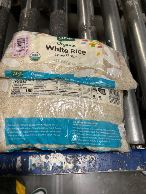 Photo 1 of 365 by Whole Foods Market, Organic Long Grain White Rice, 32 Ounce pack of 2 