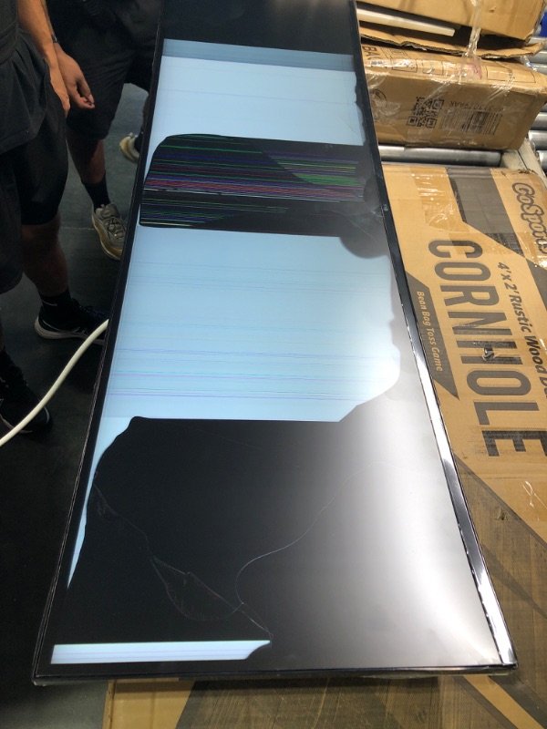 Photo 3 of "USED,MAJOR DAMAGED,NOT FUNCTIONAL,**FOR PARTS ONLY**
 ***NO RETURNS*** PRICE DROP 
LG 49WQ95C-W 49 Inch 32:9 Curved UltraWide DQHD (5120 x 1440) Nano IPS Monitor, NVIDIA® G-SYNC® Compatible & AMD FreeSync™ Premium Pro, HDMI 2.1 & USB Type-C (90W PD), Til