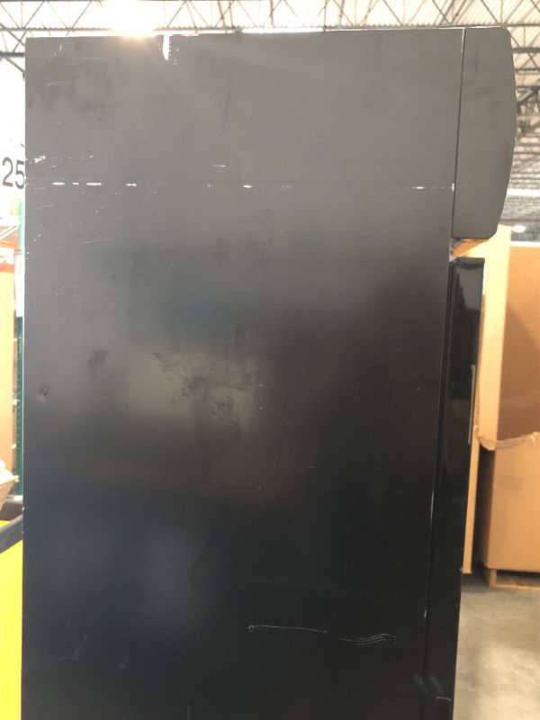 Photo 7 of Commercial Beverage Display Refrigerator 11.8 cu.ft with Glass Door, Upright Beverage Cooler with LED Lighting, Adjustable Shelves and Drink Organizers, Cooling 32-50? ***FAN SWITCH LOOSE ON THE DOOR FRAME, WHEN CLOSE NEED USE FINGER HOLD IT***
