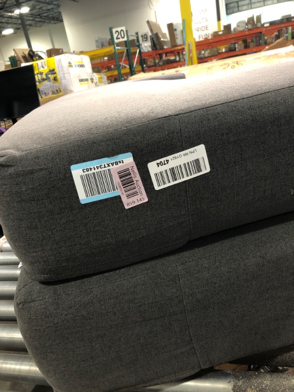 Photo 1 of ***USED*** 2-in-1 Convertible Couch Bed with 2 Pillows - Folding Floor Couch & Bed Mattress - Washable Cover & Memory Foam Sleeper Chair Guest Bed Playmat, Twin XL Size, Dark Grey… Dark Grey Twin XL