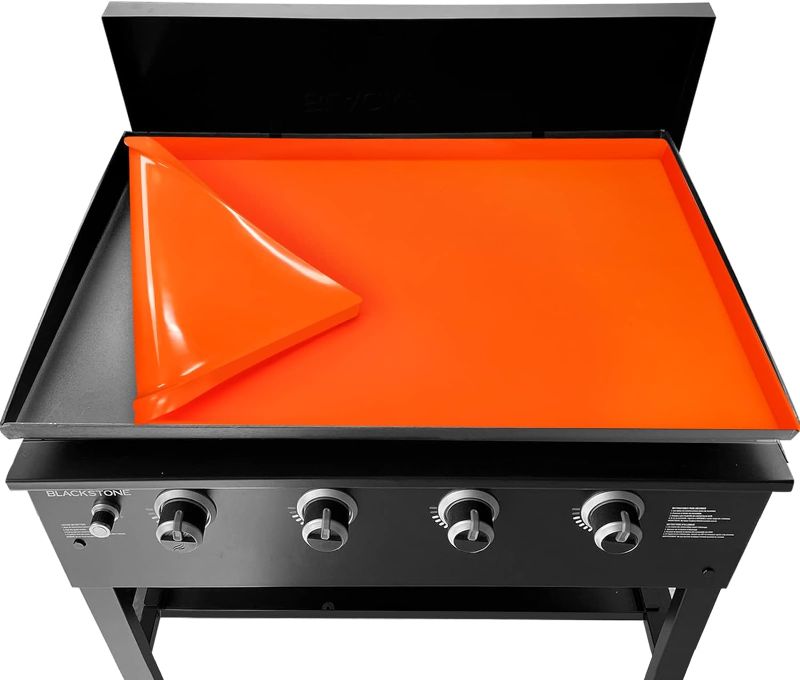 Photo 1 of  MOFEEZ 36" Silicone Griddle Mat for Blackstone 36 Inch Griddle, Heavy Duty Food Grade Silicone Mat, Protect Griddle from Rodents, Insects, Debris, and Rust, All Season Cooking Protective Cover