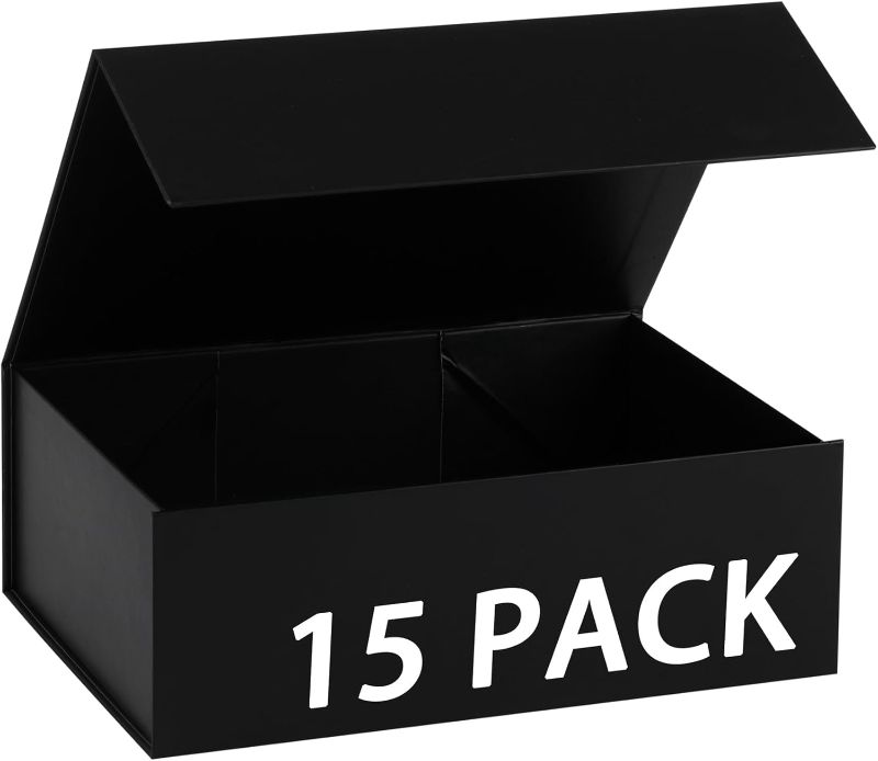 Photo 1 of 
MUMUPACK 15 Pack Magnetic Gift Box With Lid 10x10x5,Black Gift Boxes Bulk,Luxury Bridesmaid Proposal Box,Small Magnetic Closure Box Boxes For Presents...