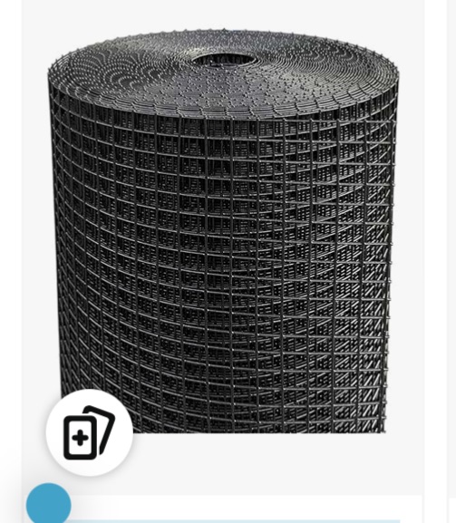 Photo 1 of 
unknown size ***Black Vinyl Coated Hardware Cloth 