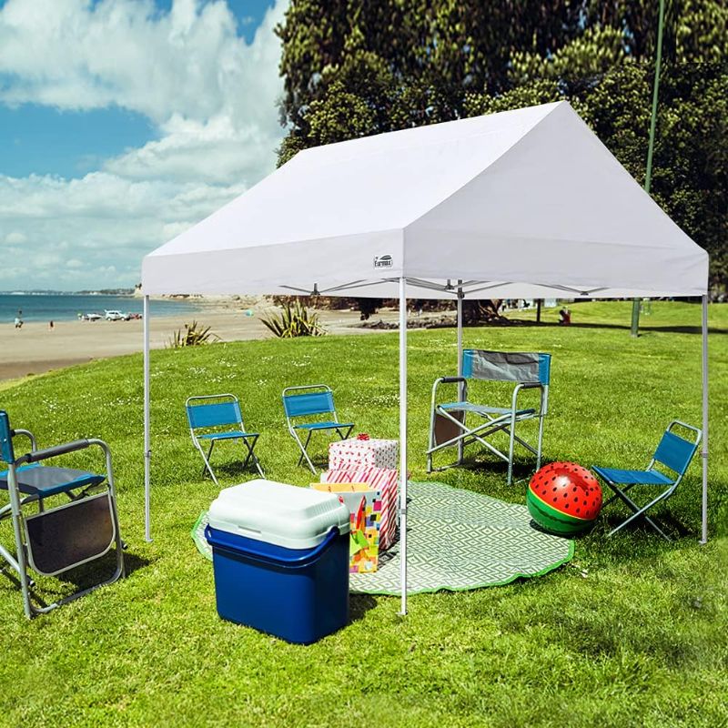 Photo 1 of ****USED***LEGS ARE DAMAGED***PARTS ONLY***SOLD AS IS**NO RETURNS***ALL SALES ARE FINAL**** Eurmax USA Patented 10x10 Pop Up Canopy Tent 