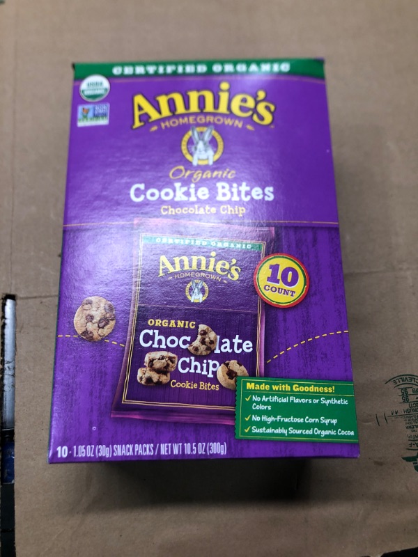 Photo 1 of Annie's Organic Chocolate Chip Cookie Bites