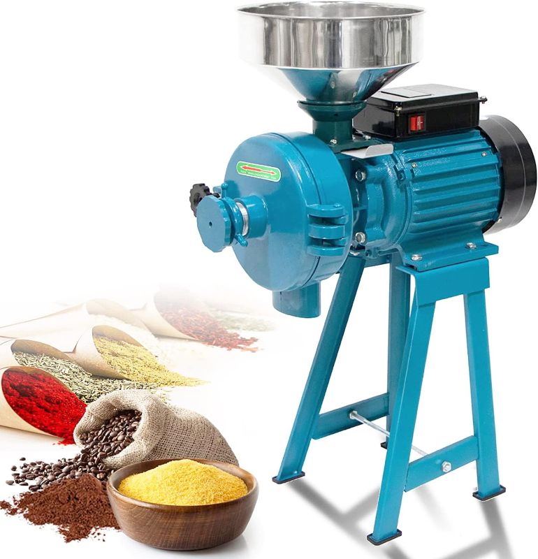 Photo 1 of Corn Grinder Electric Grain Mill Machine, Molino De Maiz Electrico, 3000W Dry Machine Cereals Coffee Wheat Miller, Commercial Home (wet&dry grinder)