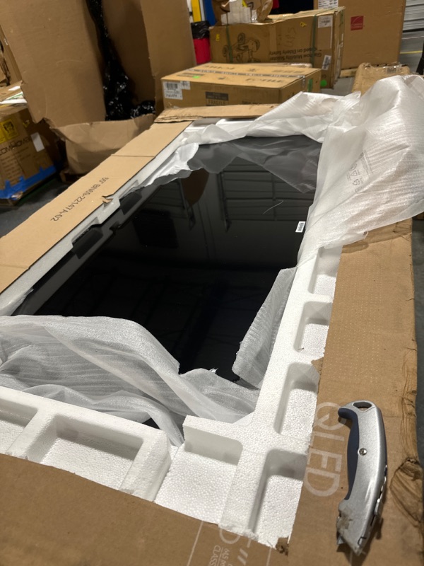 Photo 1 of ****SOLD FOR PARTS - FINAL SALE - NO RETURNS****
SAMSUNG 65-Inch Class QLED 4K Q60D Series Quantum HDR Smart TV w/Object Tracking Sound Lite, Motion Xcelerator, Slim Design, Gaming Hub, Alexa Built-in (QN65Q60D, 2024 Model) 65-Inch TV Only