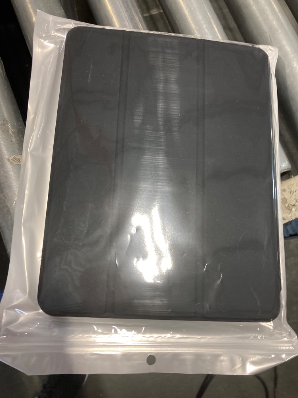 Photo 2 of ***USED** VAKS for iPad Air 6th Generation Case 11 inch M2 2024, iPad Air 5th / iPad Air 4th Generation case 10.9 inch, Trifold Stand Smart Cover Auto Wake with Pencil Holder Soft TPU Back, Black Black Air 11”,10.9”5/4