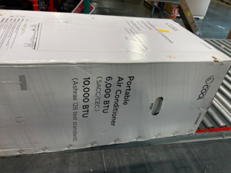 Photo 1 of Commercial Cool CPT06WB Air Conditioner Control Portable AC with Remote, 10000 BTU, White White 10000 BTU