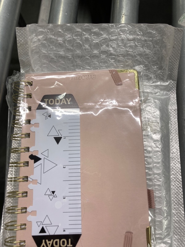 Photo 3 of 2 PACK 2024 Pocket Planner - Weekly and Monthly Planner Spiral Bound, Hourly Planner 2024 with Tabs, Inner Pocket, A6 (4.3" x 6.3") - Pink Pink A6 - 4.3" x 6.3"