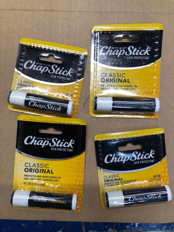 Photo 2 of  *** 4 pcs ****Chapstick Skin Protectant, Original, Classic - 0.15 oz