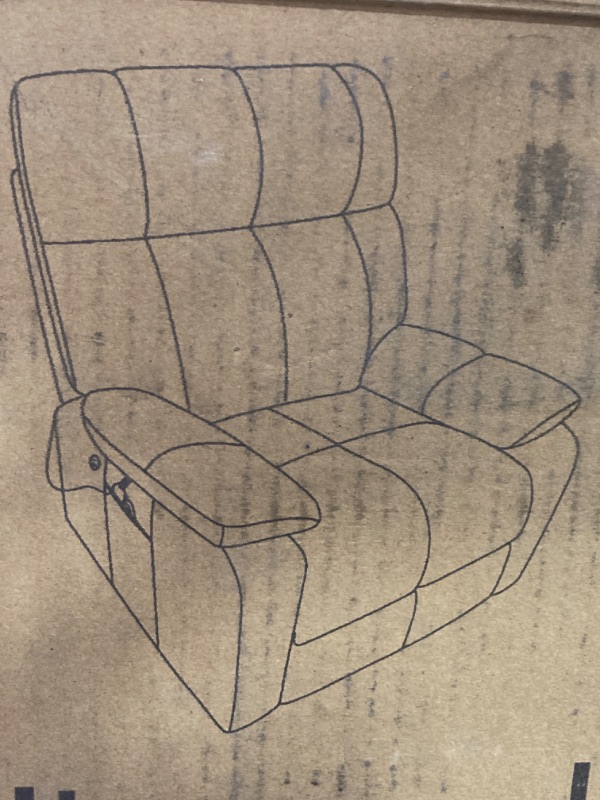 Photo 1 of ****NOT EXACT SAME****SALE FOR PART ONLY****NO RETURNS**
Lift Recliner Chair with Extended Footrest for Elderly People, Fabric (Brown, Medium-Regular)