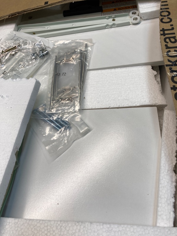 Photo 2 of Storkcraft Brookside 2 Drawer Changing Table Dresser (White) – GREENGUARD Gold Certified, Easy-to-Match Chest of Drawers and Cubbies for Nursery and Kids Bedroom, Includes Changing Table Topper White 2 Drawer Chest