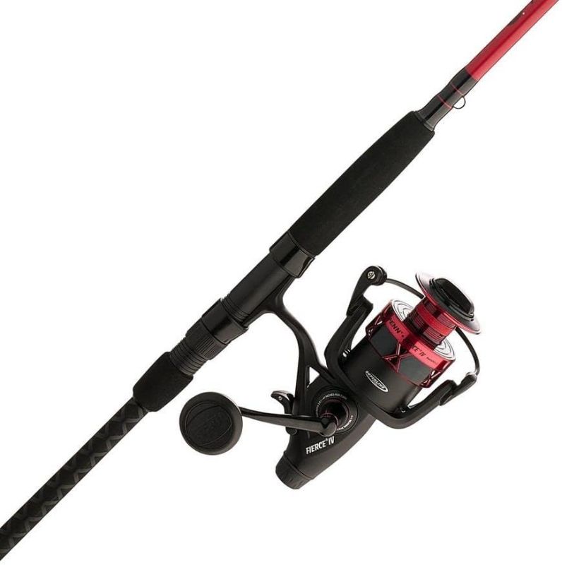 Photo 1 of ****USED**PARTS ONLY***SOLD AS IS NO RETURNS***ALL SALES ARE FINAL**PENN Fierce IV Spinning Reel and Fishing Rod Combo