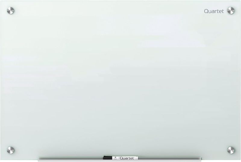 Photo 1 of 8 x 4 Whiteboard, Infinity Frameless Mounting, White Surface
