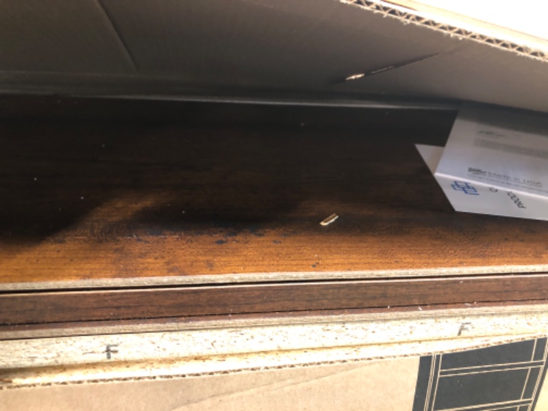 Photo 1 of ***AS IS / NO RETURNS -  FINAL SALE***parts only***
Sauder Miscellaneous Storage 5 Bookcase/Book Shelf, L: 35.28" x W: 13.23" x H: 69.76", Washington Cherry finish