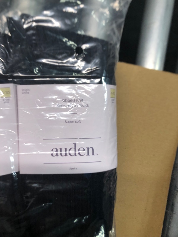 Photo 1 of 4 counts***Women's Ultra Soft Everyday Rib-Knit 2pk Knee High Socks - Auden™ 4-10