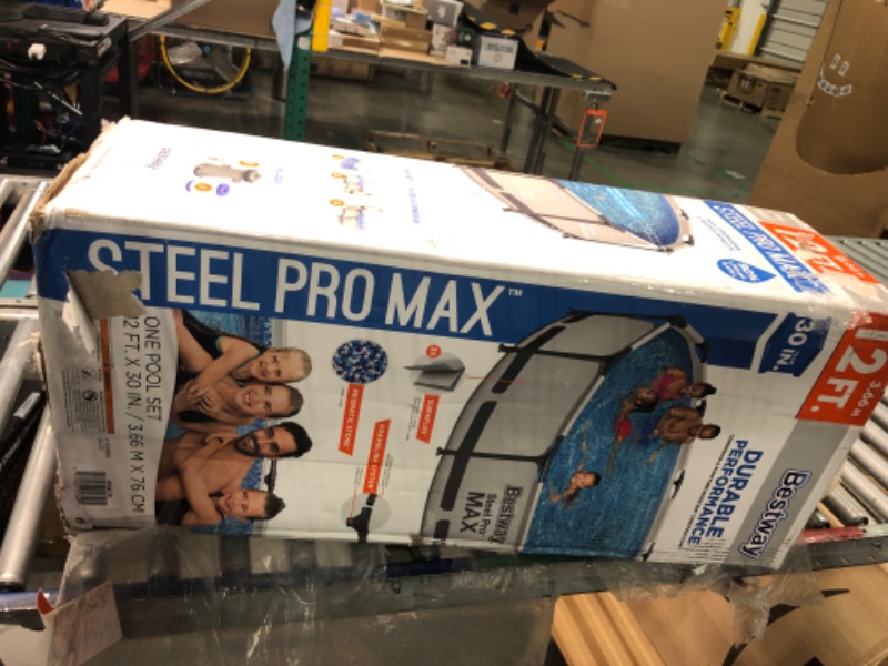 Photo 2 of ***AS IS / NO RETURNS -  FINAL SALE**
Bestway - Steel Pro Max 12' x 30" Pool Set