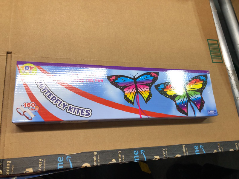 Photo 1 of ****USED** TOY Life 2 Pack Butterfly Kites for Kids Age 4-8 Boys, Beach Kites for Kids Age 8-12, Kites for Adult Easy to Fly, Large Kites for Kids Age 3-5, Rainbow Kites, Kids Kites Easy to Fly, Kids Outdoor Toy