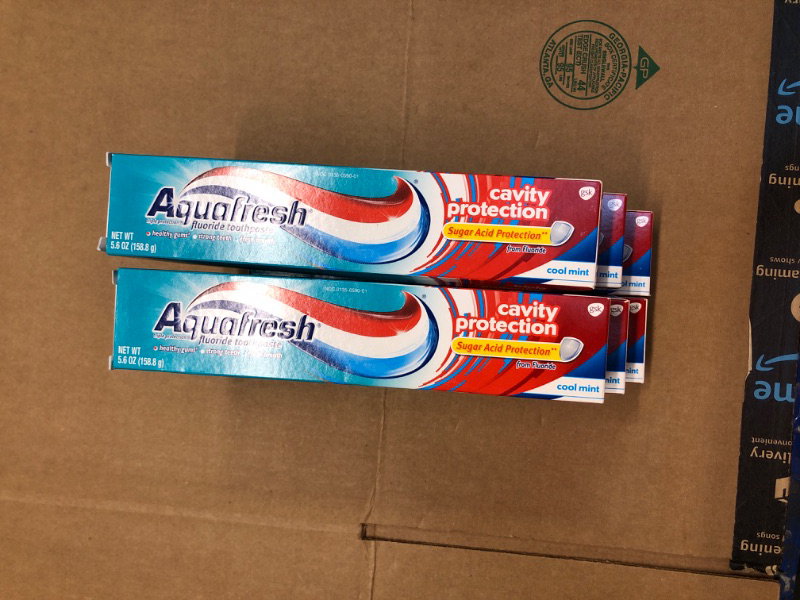 Photo 2 of ( Pack Of 6 )Aquafresh Cavity Protection Fluoride Toothpaste