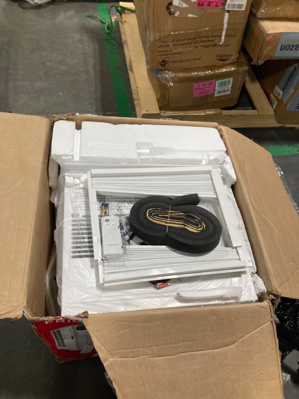 Photo 1 of ***SELLING AS PARTS - FINALE SALE - NO RETURNS****
Frigidaire 8,000 BTU Window Air Conditioner & Dehumidifier, 115V, Cools up to 350 Sq. Ft. for Apartment, Dorm Room & Small/Medium Rooms, with Remote Control, Programmable Timer, and Sleep Mode, White