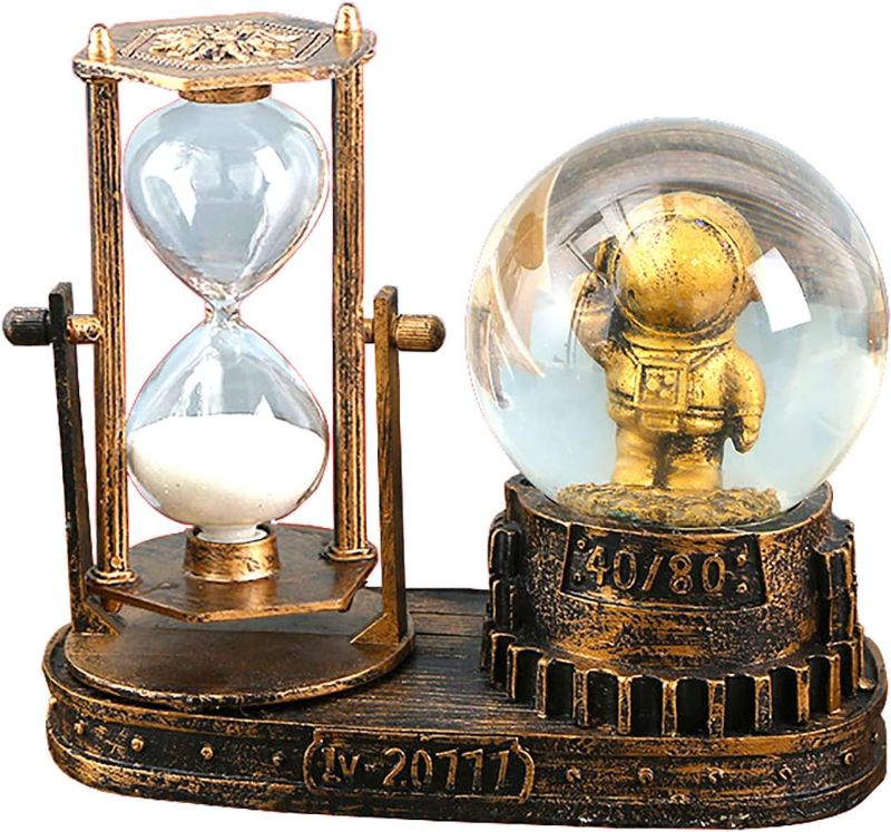 Photo 1 of 
LED Music Crystal Snow Globe with Hourglass Timer Home Decoration for Living Room Bedroom Book Shelf TV Cabinet Desktop Decor Statue Figurine Table Centerpieces Ornaments
