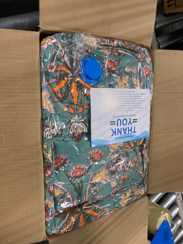 Photo 1 of ***USED** CozyTide Floral Comforter Set for Queen Bed,100% Cotton Floral Bedding Comforter Sets with Paisley Printed, 3 Pieces Soft Lightweight Fluffy Vintage Aesthetic Bohemian Bedding Set